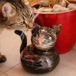 Keramik Katze von isi-way.com
